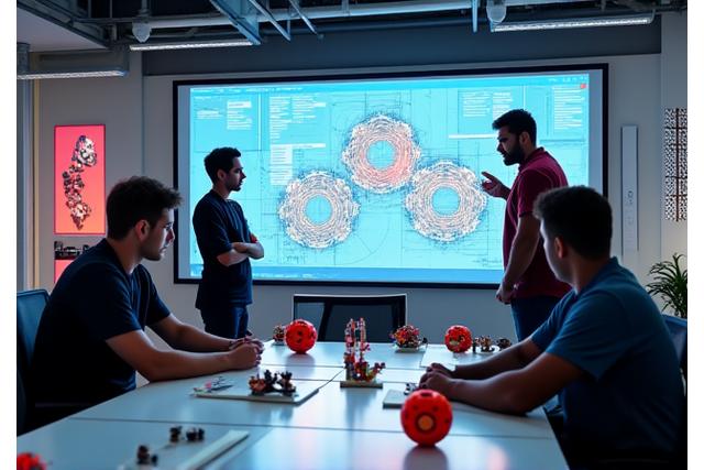 革新的なスポーツ用品をデザインするチーム